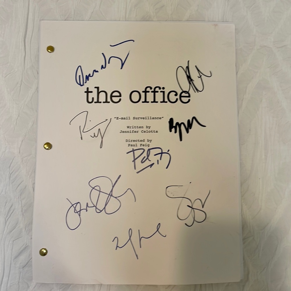 The Office signed script